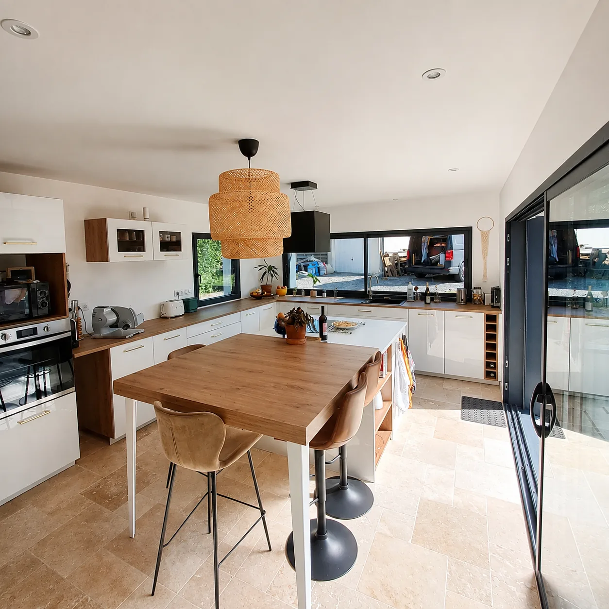 BOITE A CUISINER, rénovation et extension d'une maison individuelle, agglomération nantaise (44)