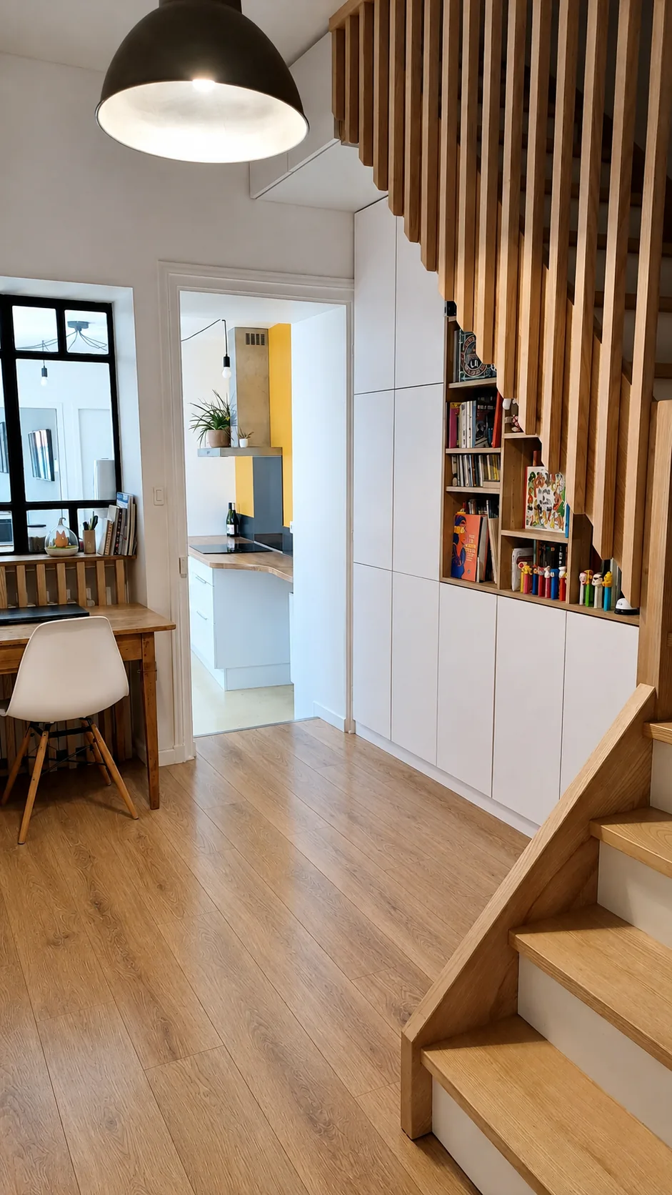 PATIOS, rénovation et extension d'une maison individuelle, agglomération yonnaise (44)